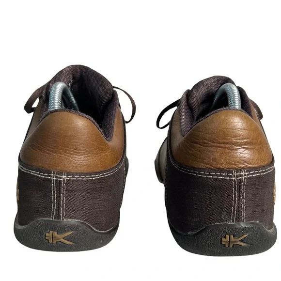 Kuru Pika Men’s Brown Leather Lace Up Sneakers Plantar Fasciitas Size 11 - Picture 7 of 10
